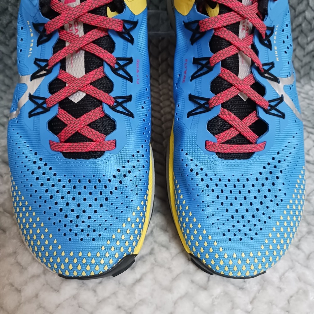 Nike React Pegasus Trail 4 Light Photo Blue Silver Women's Running Shoes Sz 8.5 - Picture 6 of 14